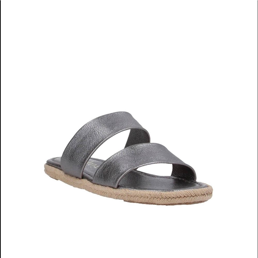 Pedro Garcia Grey Leather Sandals Size 6, and 11